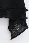 SWAYING/KNIT Crochet Backless Dress SW22SSL38 Black